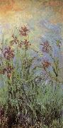 Claude Monet Lilac Irises oil painting reproduction